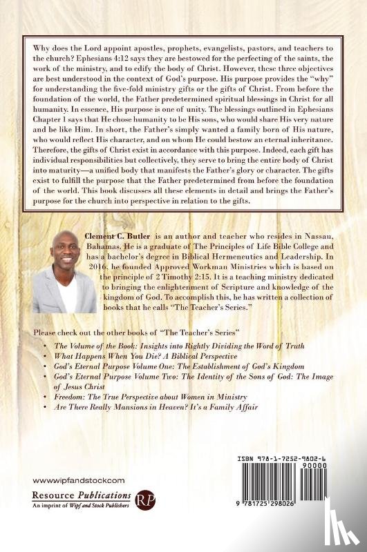 Butler, Clement C - The Five-Fold Ministry Gifts