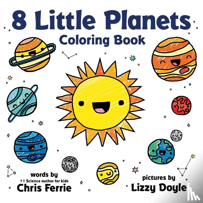 Ferrie, Chris - 8 Little Planets Coloring Book