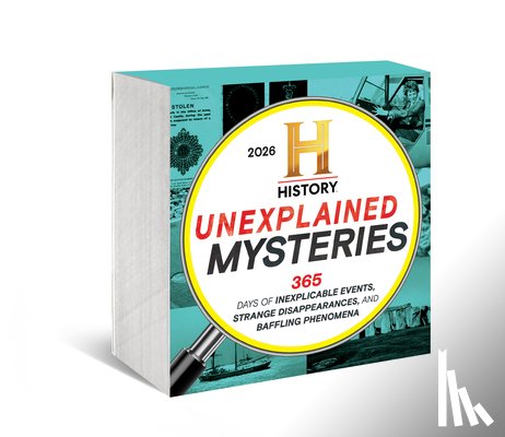 History Channel - 2026 History Channel Unexplained Mysteries Boxed Calendar: 365 Days of Inexplicable Events, Strange Disappearances, and Baffling Phenomena