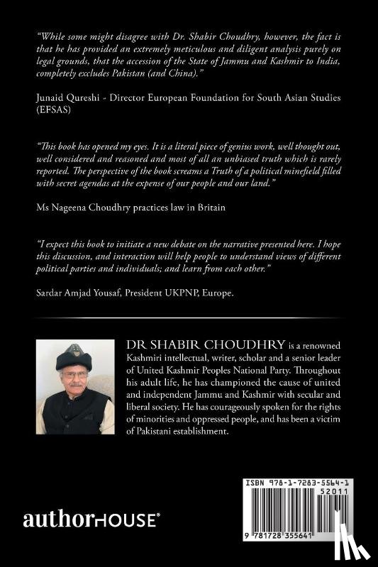 Choudhry, Dr Shabir - Legal Status of Jammu and Kashmir