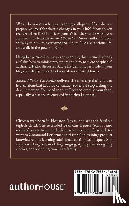 Chivon - Satan, I Serve You Notice