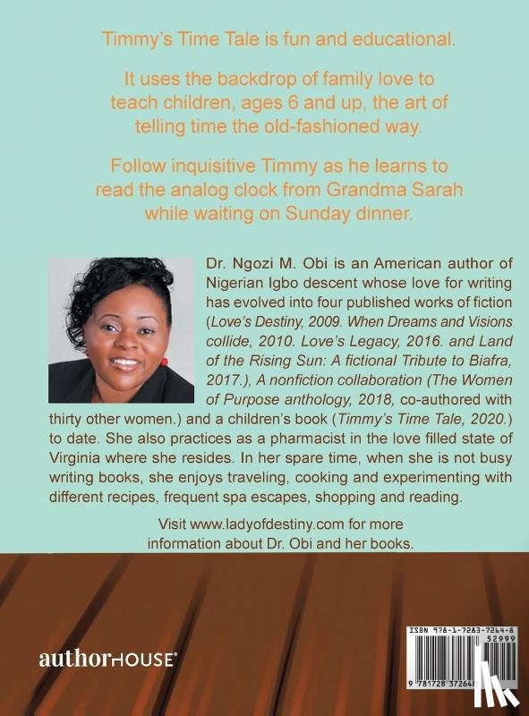 Obi, Dr Ngozi M - Timmy's Time Tale