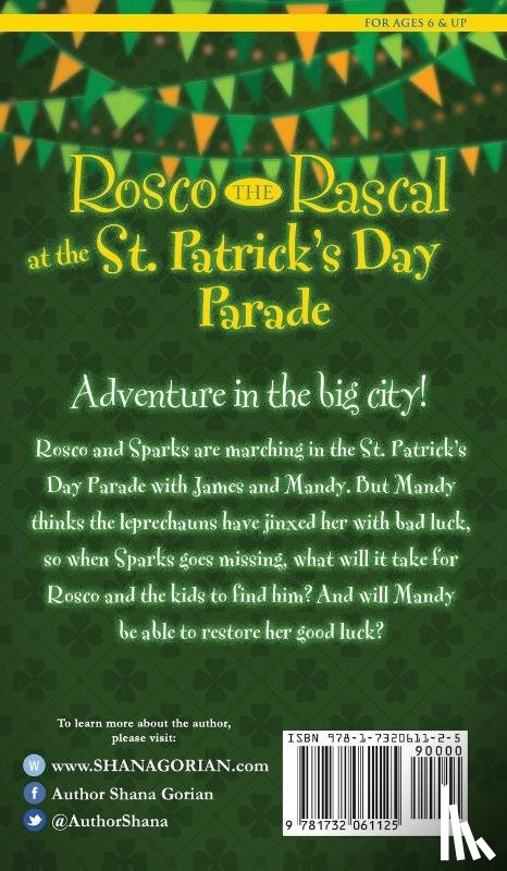 Gorian, Shana, Webb, Ros, Addessi, Josh - Rosco the Rascal at the St. Patrick's Day Parade