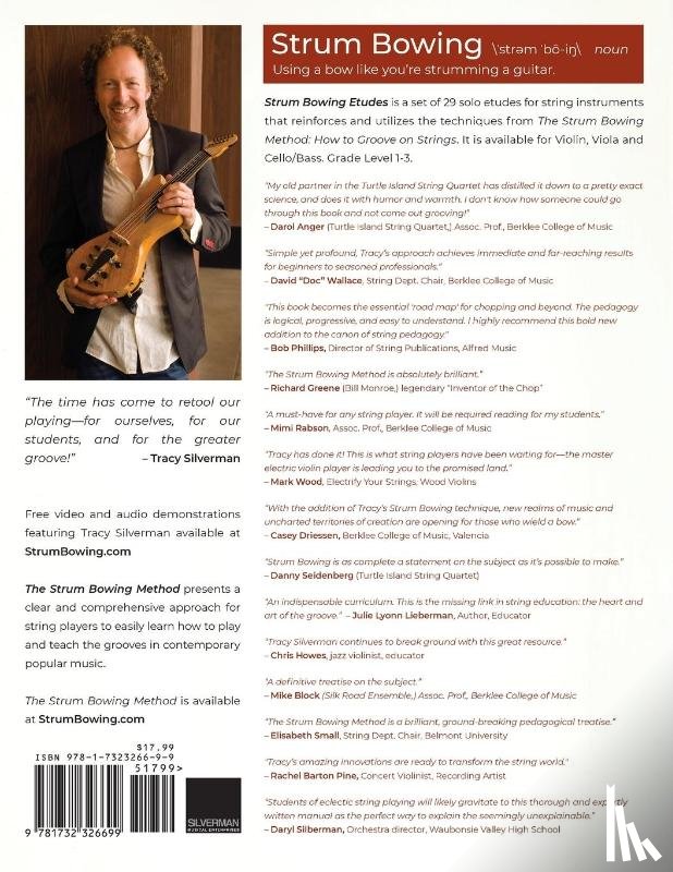 Silverman, Tracy - Strum Bowing Etudes--Violin