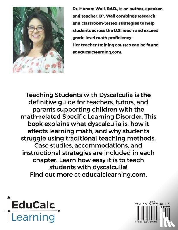 Wall, Honora - Teaching Students with Dyscalculia