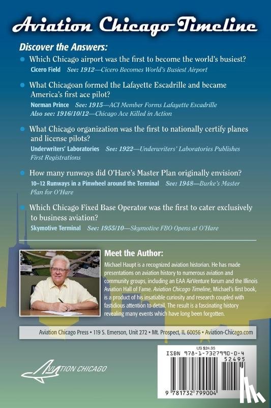 Haupt, Michael - Aviation Chicago Timeline