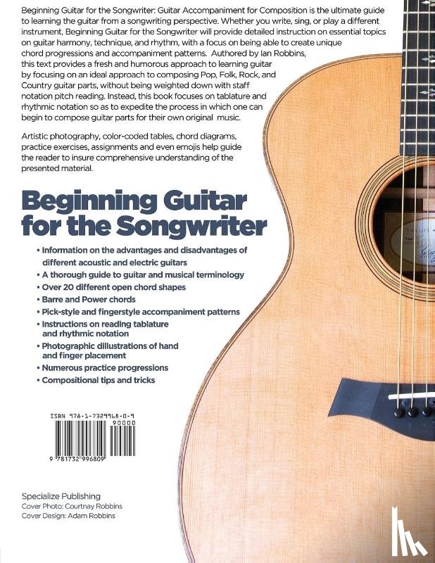 Robbins, Ian - Beginning Guitar for the Songwriter