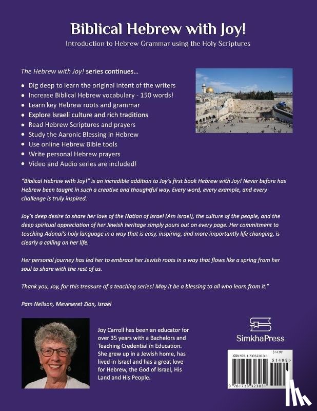 Carroll, Joy L - Biblical Hebrew with Joy!