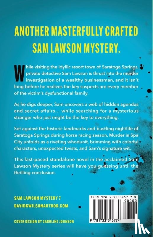 Wilson, David K - Murder in Spa City