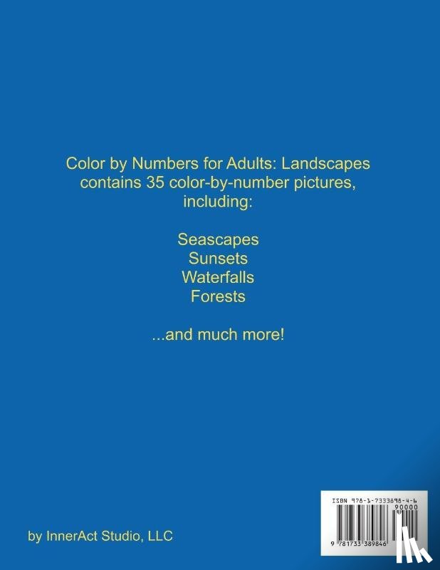 Inneract Studio - Color by Numbers for Adults