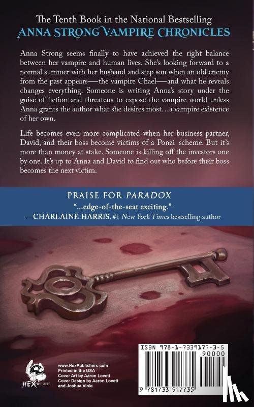 Stein, Jeanne C - Paradox (An Anna Strong Vampire Novel Book 10)