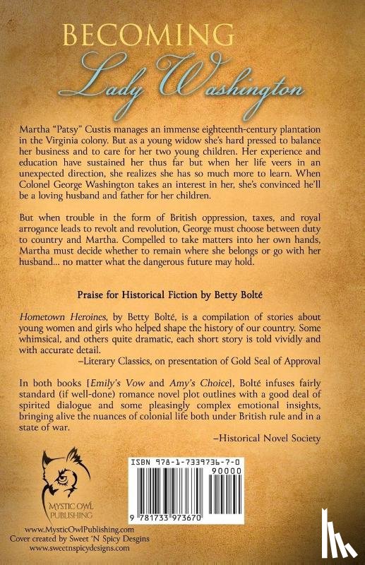 Bolte, Betty - Becoming Lady Washington