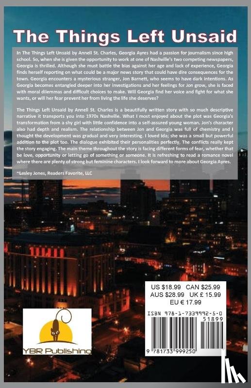 St. Charles, Annell - The Things Left Unsaid