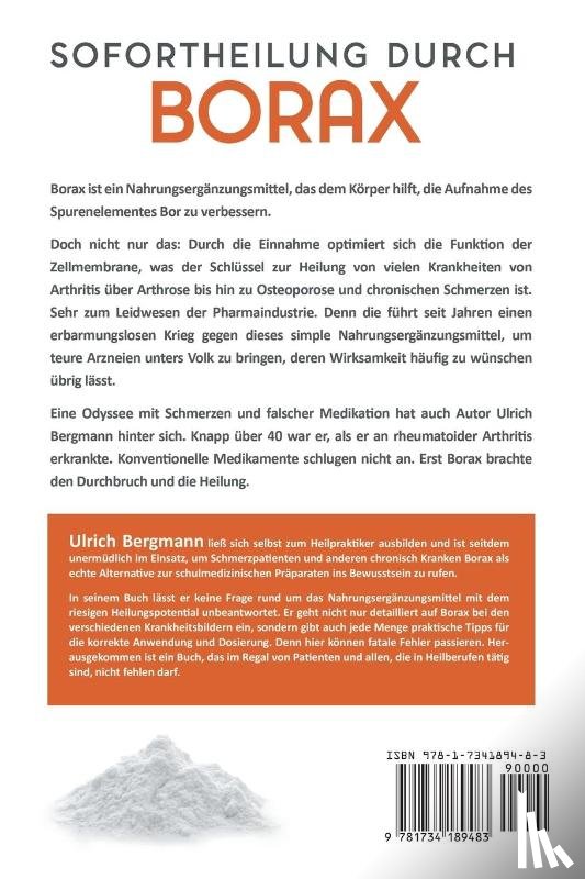 Bergmann, Ulrich - Sofortheilung durch Borax