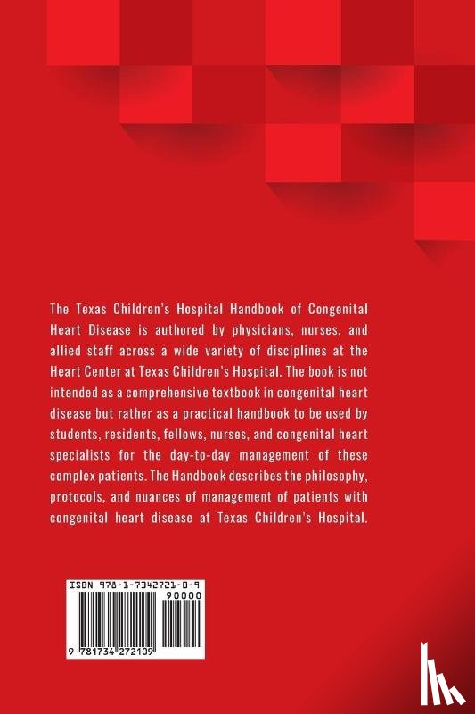 Mery, Carlos, Bastero, Patricia, Cabrera, Antonio, Hall, Stuart - Texas Children's Hospital Handbook of Congenital Heart Disease