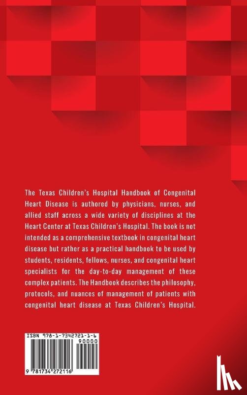 Mery, Carlos, Bastero, Patricia, Cabrera, Antonio, Hall, Stuart - Texas Children's Hospital Handbook of Congenital Heart Disease