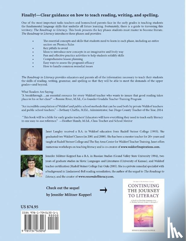 Militzer-Kopperl, Jennifer Irene, Langley, Janet - The Roadmap to Literacy