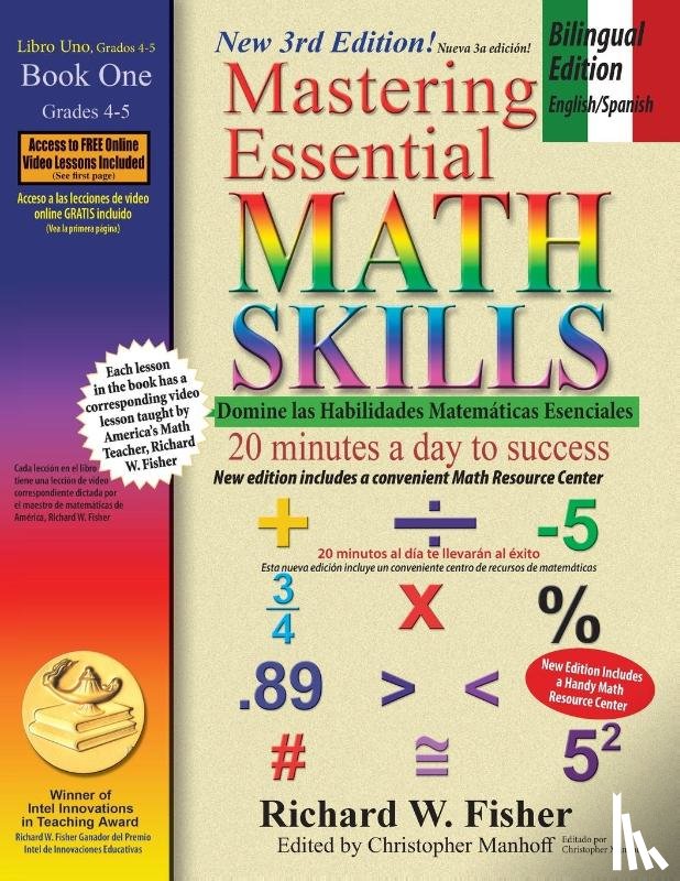 Fisher, Richard W - Mastering Essential Math Skills Book 1, Bilingual Edition - English/Spanish