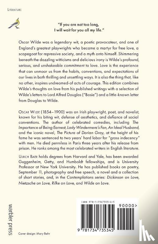 Wilde, Oscar - Wilde on Love