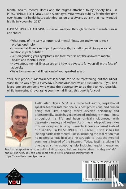 Hayes, Mba Justin Alan - Prescription For Living