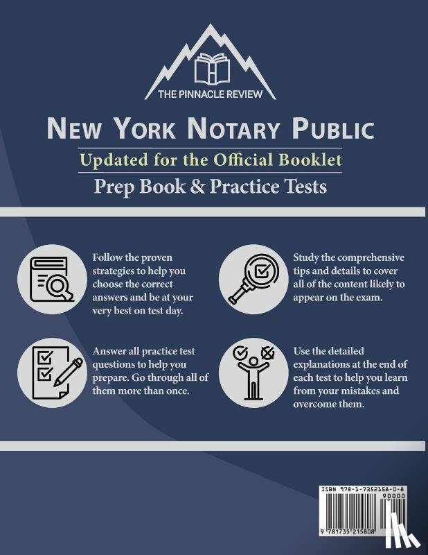 Review, The Pinnacle - New York Notary Public Prep Book with 3 Full Practice Tests