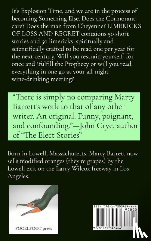 Barrett, Marty - Limericks of Loss And Regret