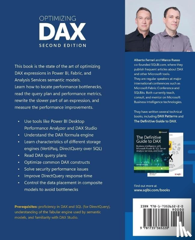 Ferrari, Alberto, Russo, Marco - Optimizing DAX