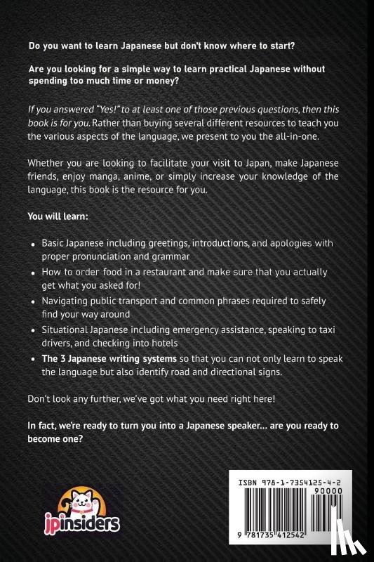 Kanazawa, Yuto, Jpinsiders - Learn Japanese Book for Beginners