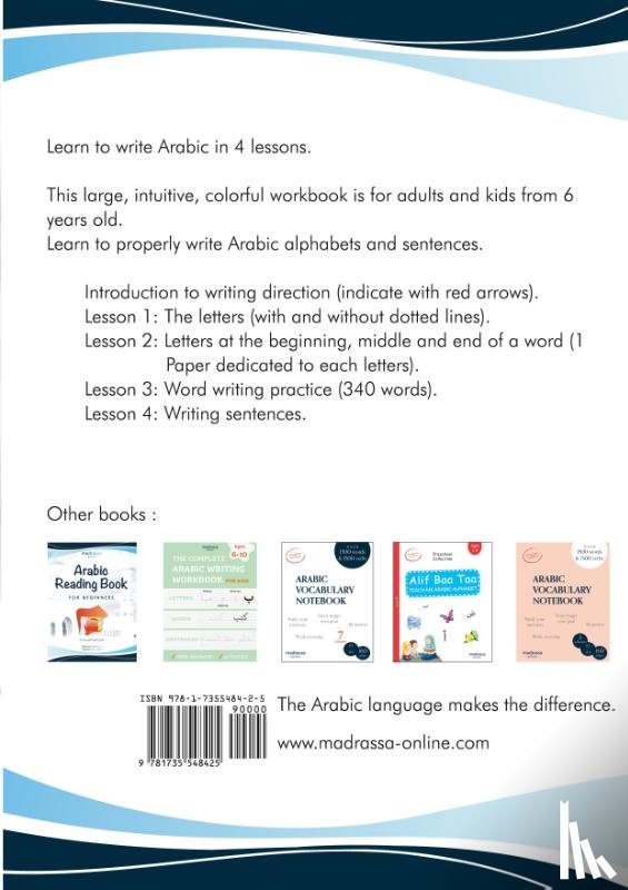 de Kerdoret, Soulayman - Arabic Writing Workbook