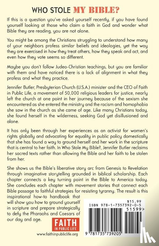 Butler, Jennifer - Who Stole My Bible?