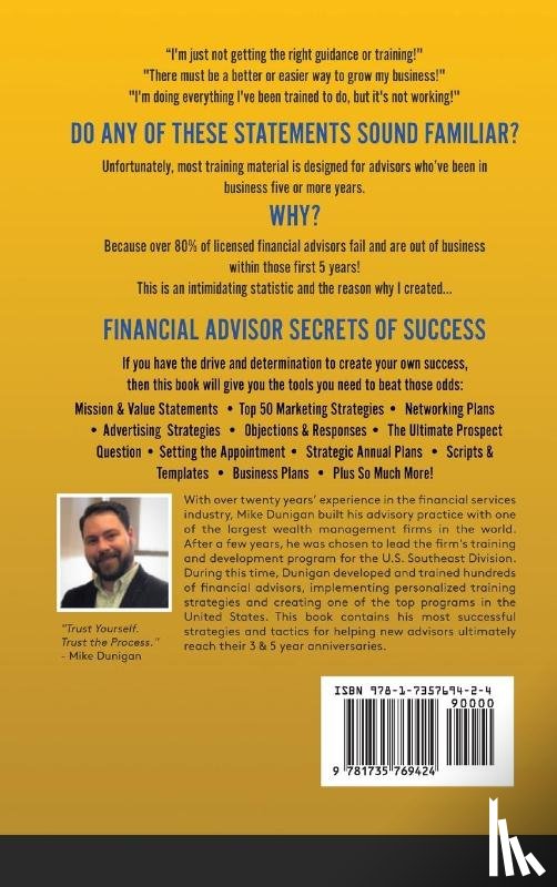 Dunigan, Michael - Financial Advisor Secrets of Success