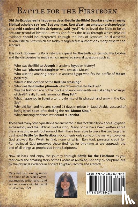 Wyatt, Mary Nell - Battle for the Firstborn