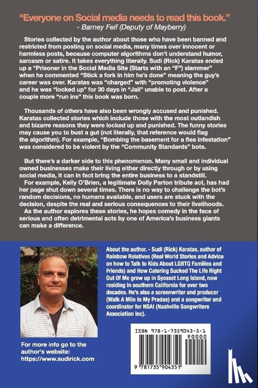 Karatas, Sudi (Rick) - Fork Social Media and the Algorithm it Rode in on (Jailbird Stories)