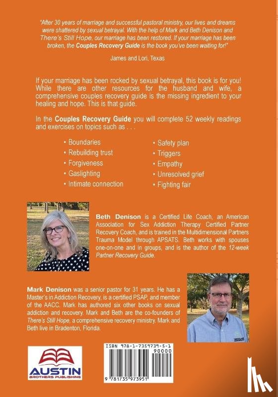 Denison, Beth, Denison, Mark - Couples Recovery Guide