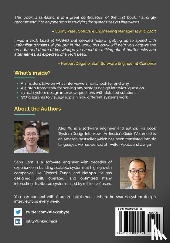 Lam, Sahn, Xu, Alex - System Design Interview - An Insider's Guide