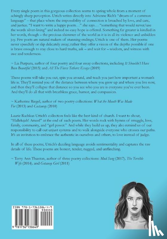 Rachkus Uttich, Laurie - Somewhere, a Woman Lowers the Hem of Her Skirt