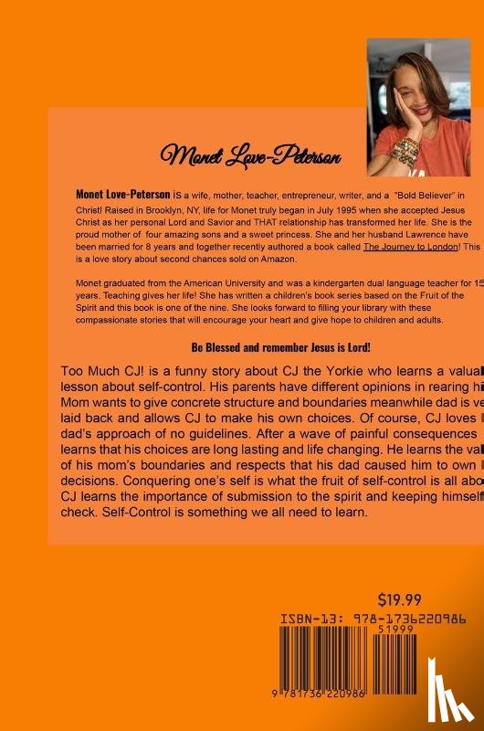 Love-Peterson, Monet - Too Much CJ!