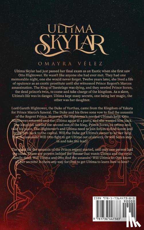 Velez, Omayra - Ultima Skylar, Romance Fantasy with suspense