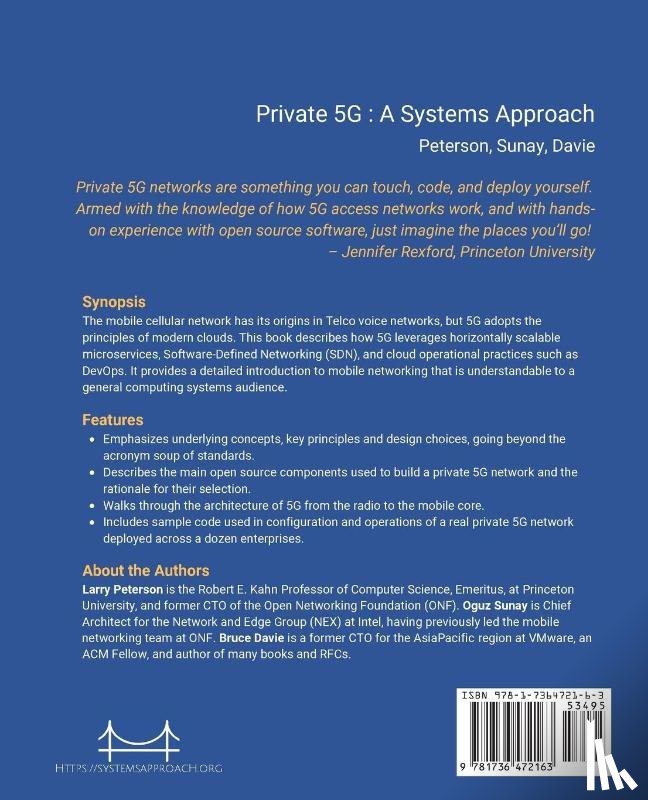 Peterson, Larry L, Sunay, Oguz, Davie, Bruce S - Private 5G