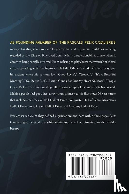 Felix Cavaliere - Felix Cavaliere Memoir of a Rascal