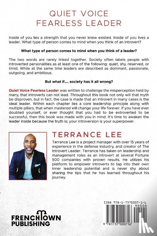 Lee, Terrance - Quiet Voice Fearless Leader - 10 Principles For Introverts To Awaken The Leader Inside