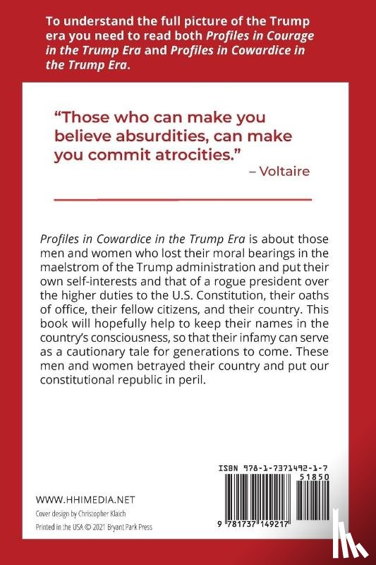 McCallion, Kenneth Foard - Profiles in Cowardice in the Trump Era