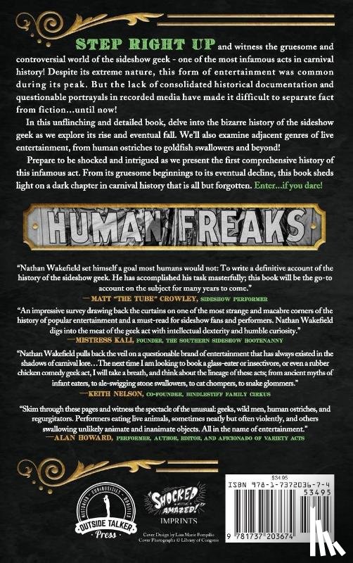 Wakefield, Nathan - The Rise and Fall of the Sideshow Geek