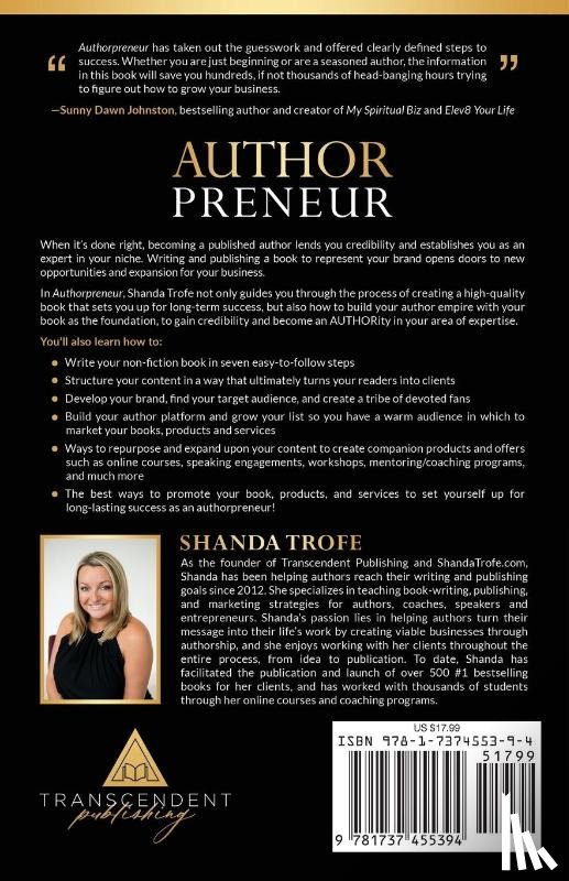 Trofe, Shanda - Authorpreneur