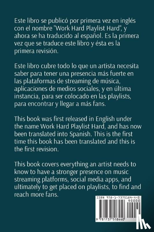 Warner, Mike, Parr, Erika - Playlists Una Guia Para El Musico