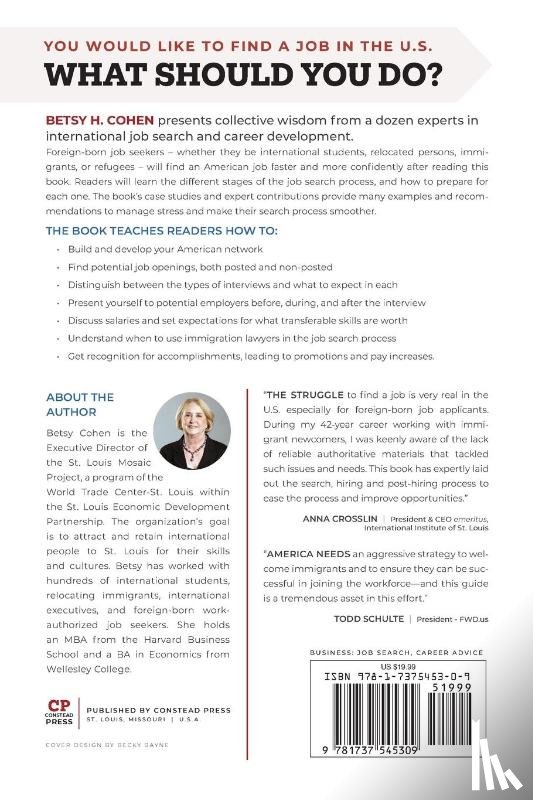 Cohen, Betsy H - Welcome to the U.S.A.-You're Hired!