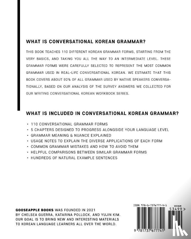 Pollock, Katarina, Guerra, Chelsea - Conversational Korean Grammar