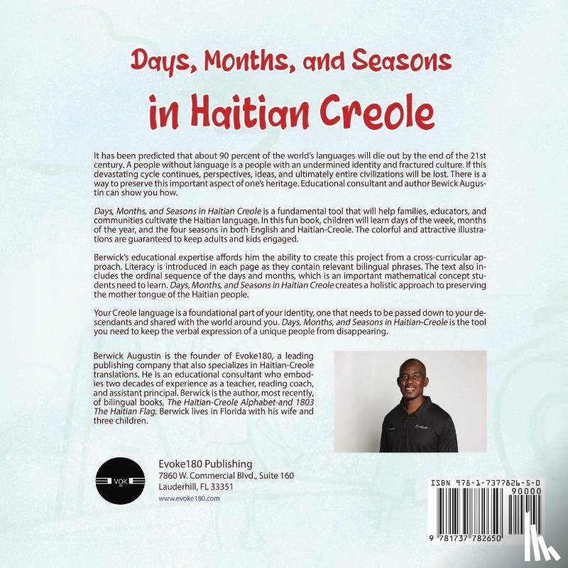 Augustin, Berwick - Days, Months, and Seasons in Haitian Creole