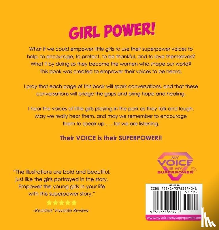 Davey, Michelle, Davey, Laiya - My Voice is My Superpower