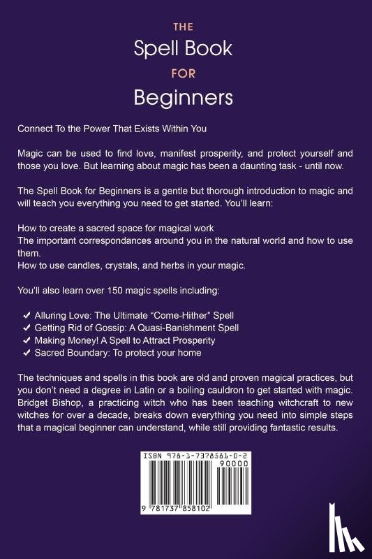 Bishop, Bridget - The Spell Book For Beginners